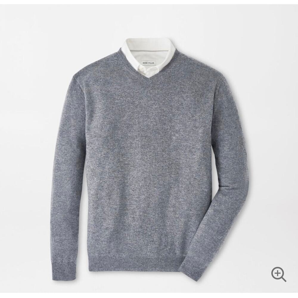 0192 Peter Millar Crown Heritage Cashmere Sweater Large